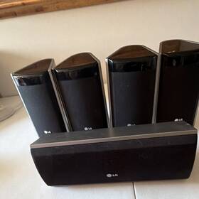 S84s1-s Lg 5.0 Wired 300w Dolby Digital 5-speaker Set Wall Mount Black/sil