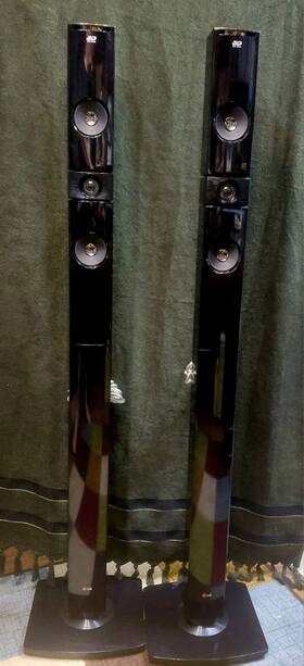 S93t3-s Lg Pair Of Passive Tower Speakers 3 Ohms Floor Standing