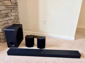 S95t Lg Home Theater Soundbar 9.1.5 Channel With Wireless Subwoofer Rear Speakers