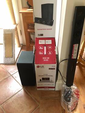 Sk3d Lg Sk4d Sound Bar With Subwoofer 300w