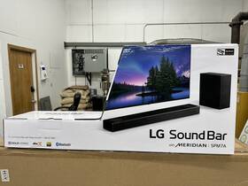Spm7a Lg Audio Soundbar With Subwoofer Black Mint Condition. Slightly Used