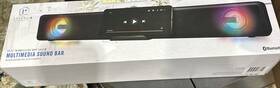 Living 713239937350 17.5 Wireless Speaker Multimedia Sound Bar With Led Lights Bluetooth