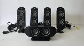 A843 Logitech Surround Sound Satellite Speakers Set Of 5 - May Work Untested Parts A843 Logitech Surround Sound Satellite Speakers Set Of 5 - May Work Untested Parts
