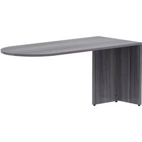 Llr-69593 Lorell Weathered Charcoal Laminate Desking Llr69593