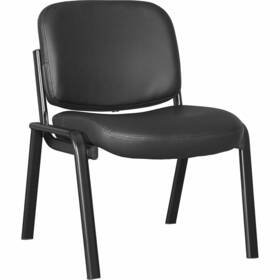 Llr-84595 Lorell Deluxe Leather 4-leg Guest Chair Llr84595