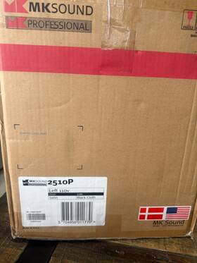 2510p M&k Sound Lot B - Rare Mk Left Speaker 110v Satin Finish In Original Box