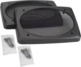 Magnadyne 763164415027 6 Inch X9 Speaker Grills Black Wire Mesh Sold As A Pair