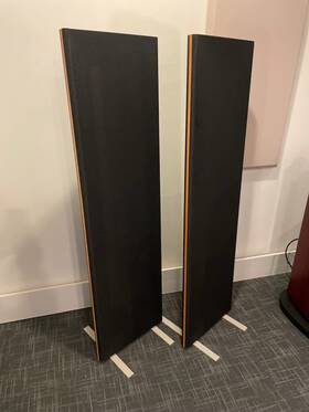 Mg1.6 Magnepan Magneplanar Mg1.6/qr Dipole Loudspeaker -cherry Pair Used