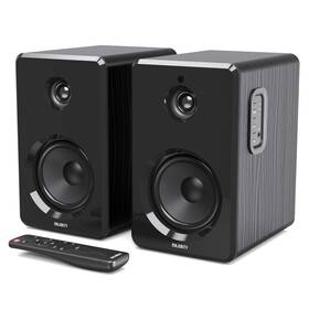 Majority 060508079170 D40 Active Bookshelf Speakers Powered Stereo Studio Powerful Amp