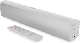 1000002906 Majority 15 Inch White Soundbar For Tv Bluetooth Sound Bar 50 Watts Home Audio