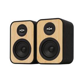 Em-ja027-sb Marley House Of Uplift Bluetooth Bookshelf Speakers Bamboo Finish 5.3 S
