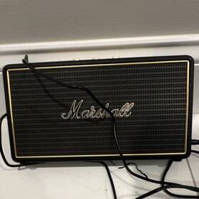 11153a-stockwell Marshall Stockwell Bluetooth Table Speaker Black 27w Model 11153a-stockwell Marshall Stockwell Bluetooth Table Speaker Black 27w Model
