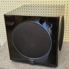 Abyss-10 Martinlogan Abyss 10 Inch Powered Subwoofer Gloss Black With Dents B#2477 Abyss-10 Martinlogan Abyss 10 Inch Powered Subwoofer Gloss Black With Dents B#2477