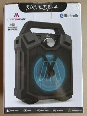 Rocker-4 Maxpower Mpd414l Bluetooth Speaker Color Changing Led Fm Radio Rocker-4 Maxpower Mpd414l Bluetooth Speaker Color Changing Led Fm Radio
