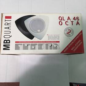 Mb Quart 035307768045 Ql A 46 Octa Surface Mount Wall Corner Speakers Open Box New Black