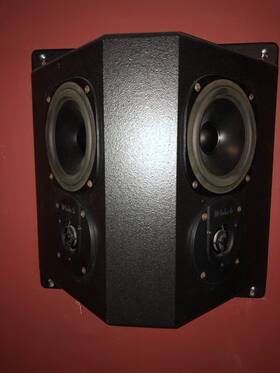 Ht-3w-1 Mcintosh Ht-3w 2 Mcintoch Wall Mount Home Theater Surround Speakers In Mint Condition