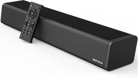Megacra 445000199126 Sound Bar Bestisan 50 Watts Soundbar With Hdmi Optical Aux Usb Sub Out And B