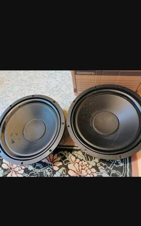 W1238r Meniscus Audio Eclipse 12 Inch Woofers Pair