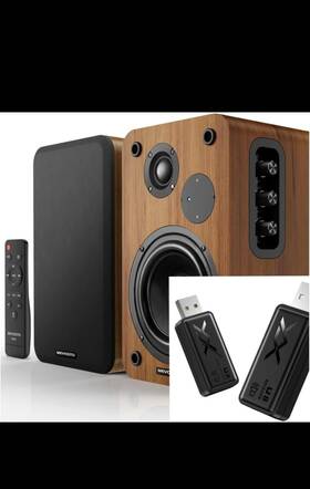 Ds19 Mevosto Pair Active Bookshelf Speakers Bluetooth Wireless 36w Rms 5 Inch