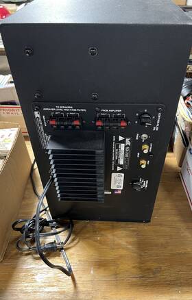 Mx-70b Miller & Kreisel And M&k Mx-70 Subwoofer 2 X 8- Inch Drivers Made In Usa Works Well