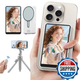 B0fn46633q Minibear Vlog Selfie Monitor Screen Back Camera For Iphone Wireless Magn