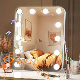 B0f9drhzsq Miniso Vanity Mirror With Lights And Bluetooth Speaker- 11.4 Inch X 13.8 Hollywood B0f9drhzsq Miniso Vanity Mirror With Lights And Bluetooth Speaker- 11.4 Inch X 13.8 Hollywood