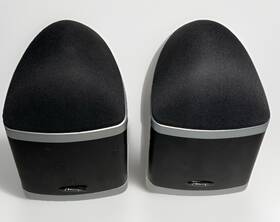 V3pb-1 Mirage Omnisat V2 Set Of 2 Speaker Satellite Stereo Home Theater Tested