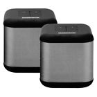 Mma3627 Magnavox Pair Bluetooth Speakers Wireless Stereo Portable Bookshelf Dual Sound