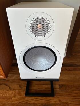 Monitor Audio 060565776494 Silver 100 7g Bookshelf Speakers Pair