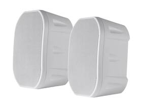 113615 Monoprice 6.5in Weatherproof 2-way Speakers With Wall Mount Bracket Pair White