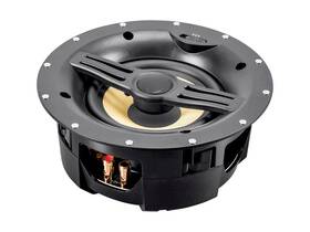 115698 Monoprice 2-way Back Ceiling Speakers - 6.5in Black With Covered Crossover Pair