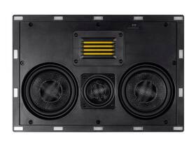 124431 Monoprice Amber 3-way Carbon Fiber In-wall Speaker Center Channel - Dual 5.25in