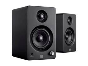 135374 Monoprice Mm-3 Powered Multimedia Speakers - Black With Bluetooth Aptx Pair