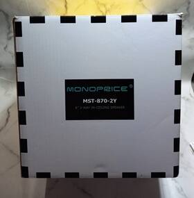 Mst-870-2y Monoprice 8 Inch 2 Way Ceiling Speakers Set Of Brand New In Box