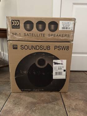 544111-150 Morel Soundspot Music Theater System 5.1 - Piano Black Finish Never Used