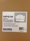 Mps1w Bogen New White Mini Pendant Loudspeaker Wide Range Driver