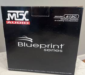 612c Mtx Audio Blueprint Series Ceiling Speakers Weather Resistant Loudspeaker