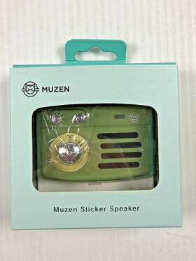 Mw-q1l Muzen Sticker Speaker New Model Green Bluetooth Lithium Battery