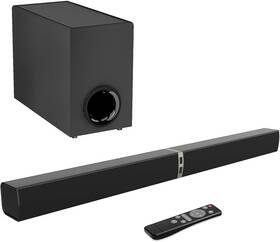 Mzeibo 008678560024 Sound Bar Subwoofer 120w Bluetooth 5.0 Tv Soundbar Home Theater System