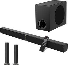 Mzeibo 313089695679 Sound Bar With Subwoofer 120w Soundbar For Smart Tv Surround Home T