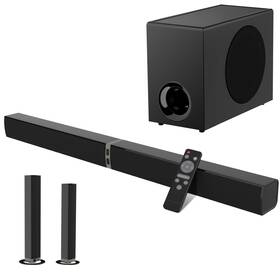 Mzeibo 977741975215 Sound Bar With Subwoofer 120w Soundbar For Smart Tv Surround Home Theat