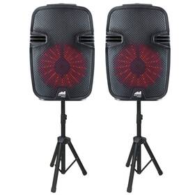 Nds-8007d Naxa Dual 8 Inch Bluetooth Party Speakers - Refurbished Grade Very Good Nds-8007d Naxa Dual 8 Inch Bluetooth Party Speakers - Refurbished Grade Very Good