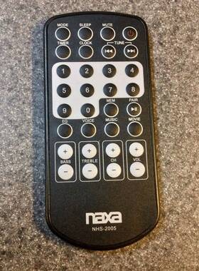 Nhs-2005 Naxa Original Remote For Nhs2005 Sound Bar System Nhs-2005 Naxa Original Remote For Nhs2005 Sound Bar System