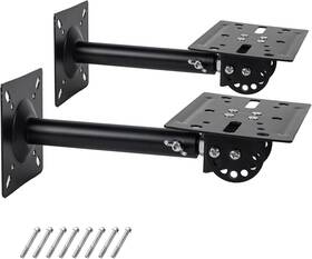 Mounts-n-sp020 Nbguigdstr Heavy Duty Speaker Wall Ceiling Or Shelf Mounts Support Up To 80lb Black