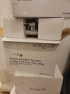 Ns-ps525-iw Netstreams Set Of Two In-wall Two-way Stereo Speaker System