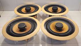 C-650kv New Wave Audio Two Way Ceiling Mounted Speakers Lot Of 4