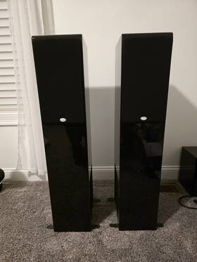 003410 Nht Super Two Floorstanding Loudspeaker Pair - Good Condition