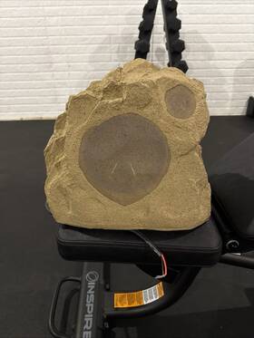 Niles 760514016903 Brand New - Sandstone Speakercaft Outdoor Rs6 6 Inch Stereo Rock Speaker