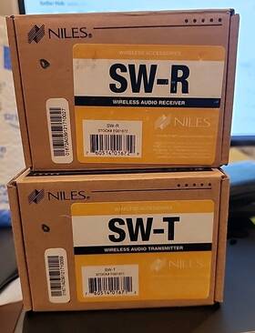 Fg01672 Niles Fg01671 Sw-t And Sw-r Wireless Subwoofer Transmitter Receiver