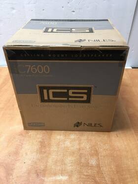 Ic7600 Niles 7 Inch Main Loudspeaker 1-pair Nos Ic7600 Niles 7 Inch Main Loudspeaker 1-pair Nos